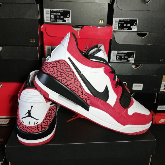 AIR JORDAN LEGACY 312 LOW "CHICAGO" BLACK CEMENT MEN'S US 11 BRAND NEW IN BOX - Picture 8 of 11